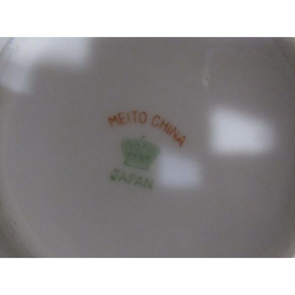 Meito China covered sugar and creamer set Helena pattern 1920-1940 art deco - Picture 4 of 8